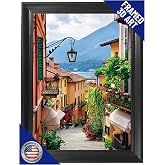 Amalfi Coast Italy 3D Poster Wall Art Decor Framed Print | 14.5x18.5