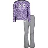 Under Armour girls Hoodie Set, Bottoms & Hoodie, Lightweight & Relaxed Fit