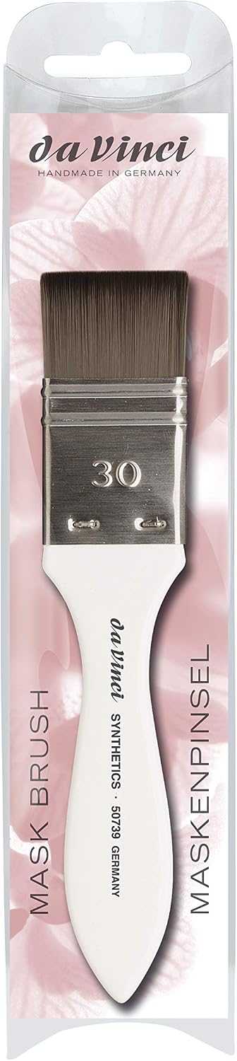 da Vinci MASK BRUSH for face mask enzymatic peeling, fruit acid peeling / synthetic fibre / size 30 / handmade in germany - Image 5