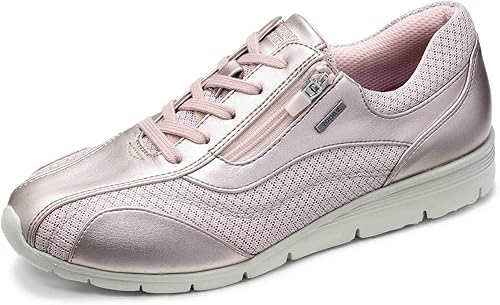 Amazon セレブル トパーズスポーツ Topaz Sports 軽量 スニーカー コンフォートシューズ レディース ゆったり 幅広 3e サイドファスナー付き シャインピンク 25cm Celeble セレブル ウォーキング