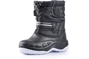 NOVA FOOTWEAR Nova Mountain Boy's and Girl's Waterproof Winter Snow Boots