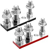 Otoolling 2 Pcs Battery Terminal Adapter for Lithium and Lead Acid Battery | Electric Zinc-plated Marine Terminal Ends for 3/8 Inch and 5/16 Inch Battery Posts Replacement Plug Accessories