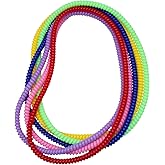 Sensory Chew Necklace for Boys and Girls, 6 Pack Stretch Chewing Necklaces for Kids with Autism ADHD SPD, Oral Motor Aids Che