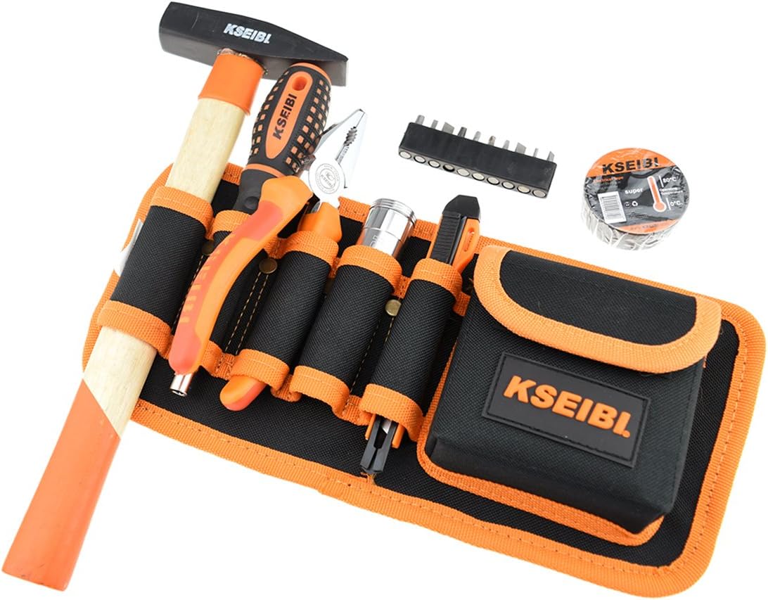 KSEIBI 145015 Household Garage Car Repair Tool Set 6 Pieces with tools pouch