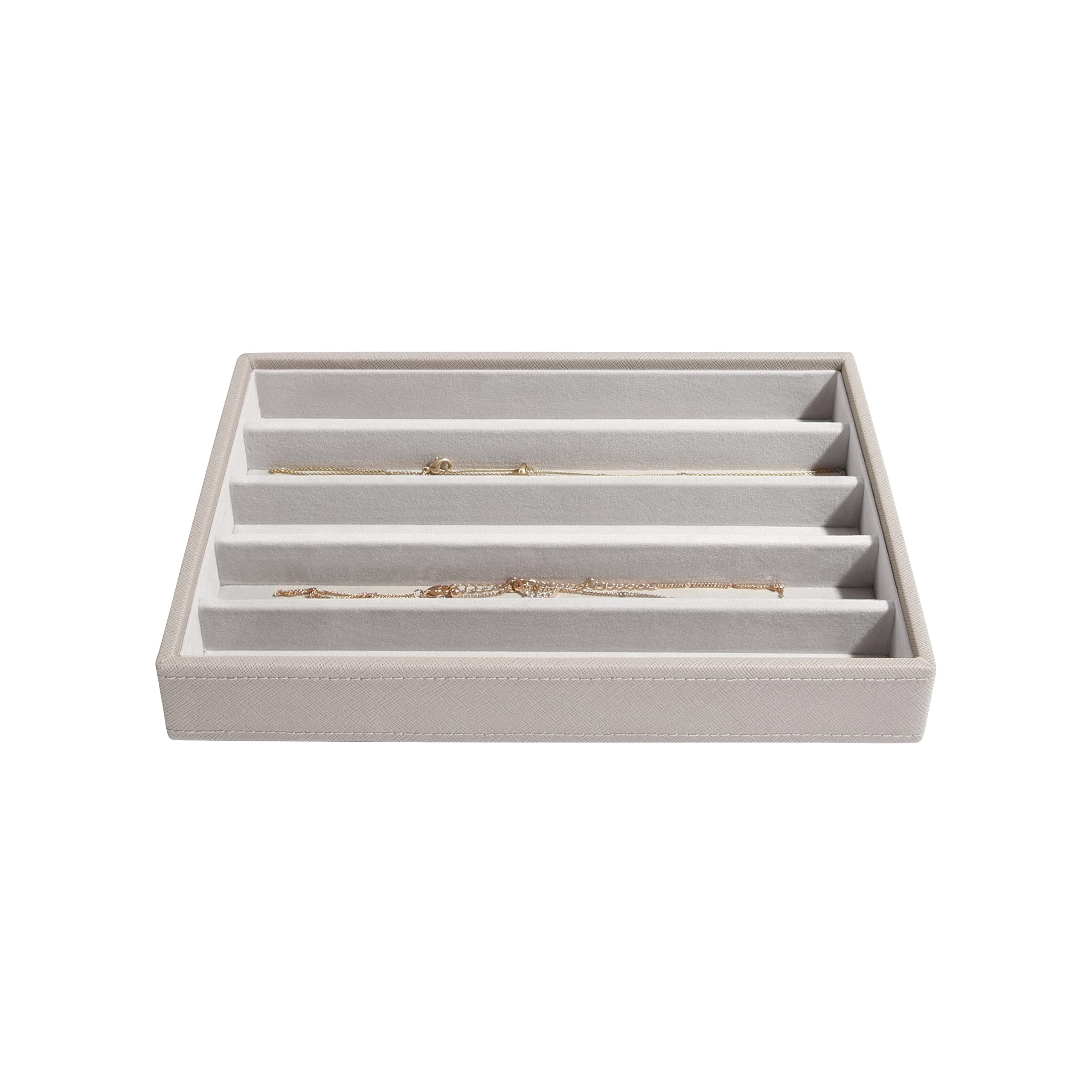 Stackers Taupe Classic Medium Jewellery Box Necklace Layer
