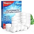 Vacplus Toilet Bowl Cleaner Tablets 30 PACK, Automatic Toilet Bowl Cleaners with Bleach for Deodorizing and Descaling, Bathroom Cleaner Against Tough Stains