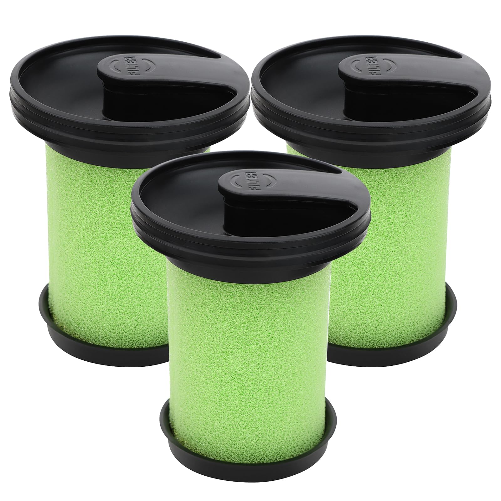 Leadaybetter Replacement Washable Foam Filters for Gtech Multi MK-2-ATF006, for Gtech Multi MK2 K9 Handheld Cordless Vacuum Cleaner Pack of 3