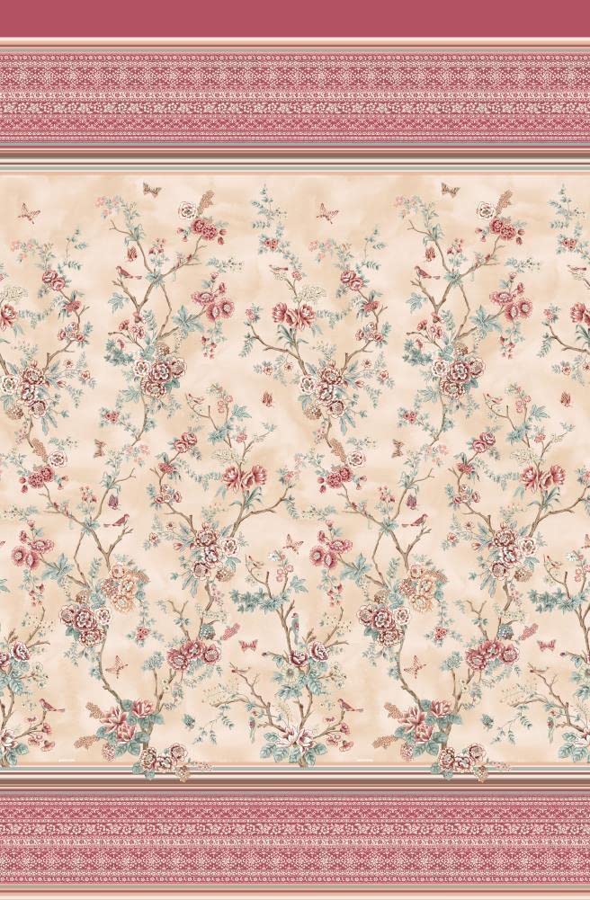 Bassetti Foulard, Cotton, Pink, 270x270