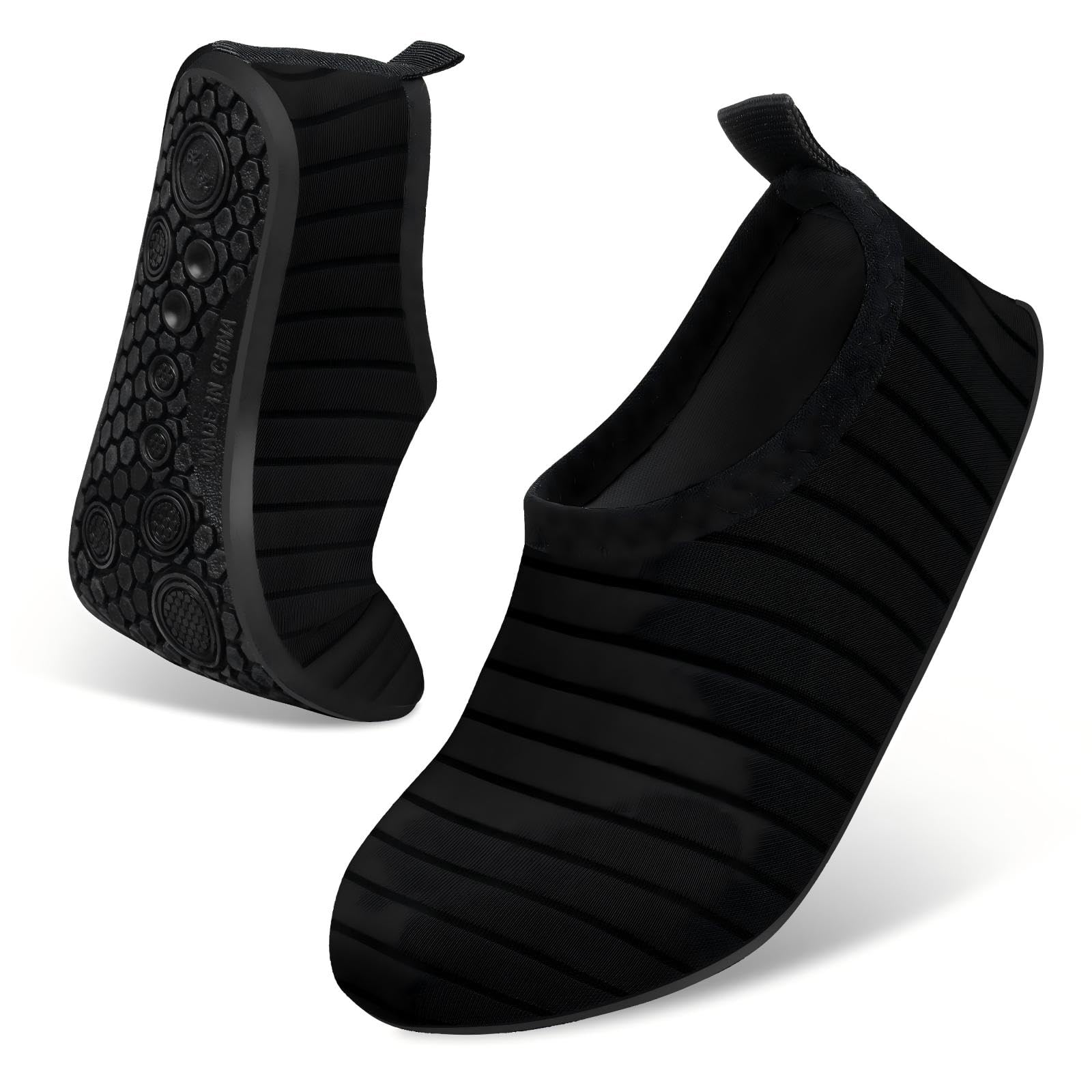 Photo 1 of Kids Water Shoes for Boys Girls, Quick Dry Barefoot Aqua Socks for Beach, Swim, Pool Outdoor Sports