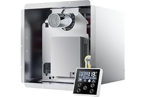 2025 GEN II Ranein On-Demand 65,000 BTU RV Tankless Water Heater, 12V Powered, High Altitude Ready, CSA Approved, With Multi-Function Controller, Works with All RV Models