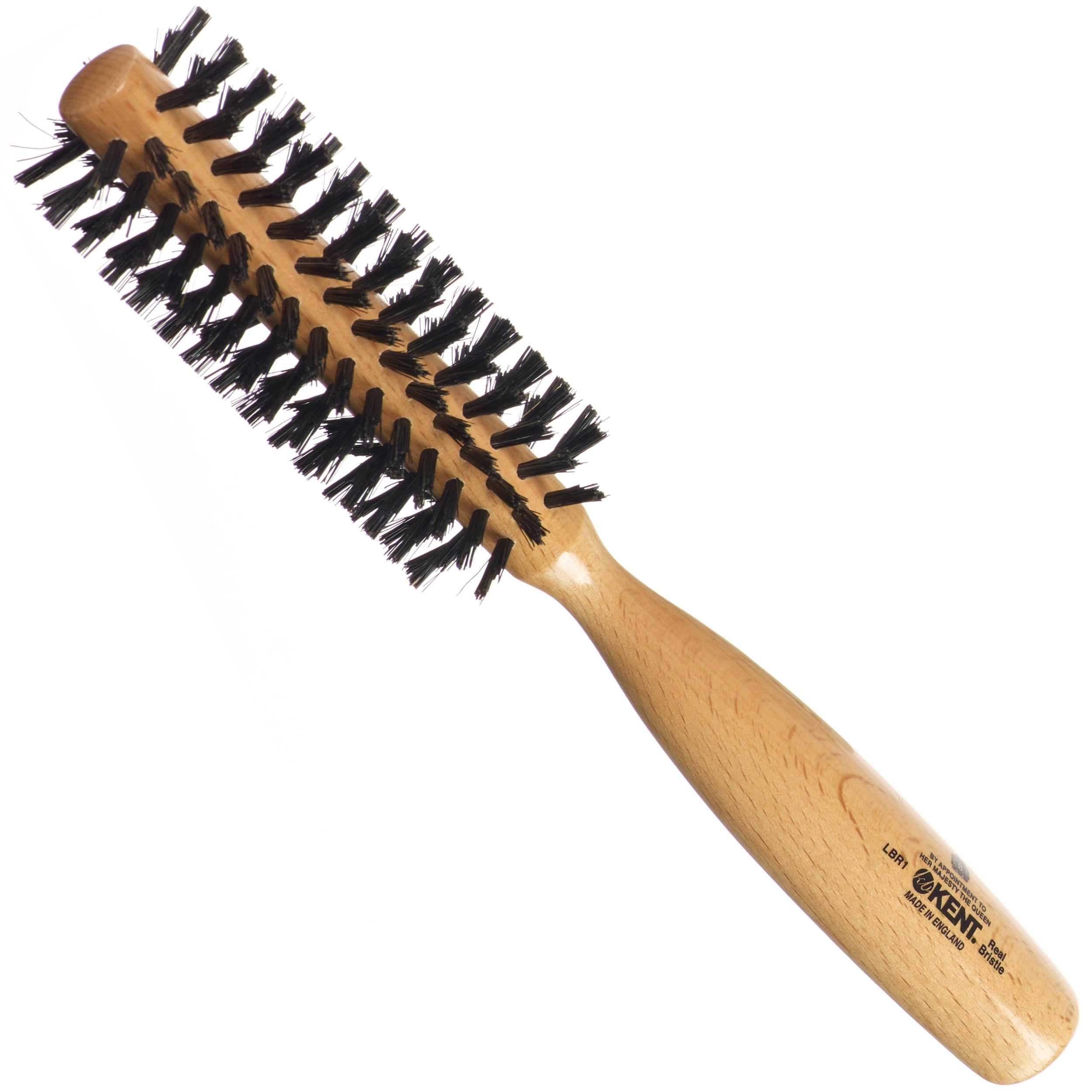 Kent Small Beech Wood Bristle Radial Hair Brush - LBR1 (PACK OF 1)