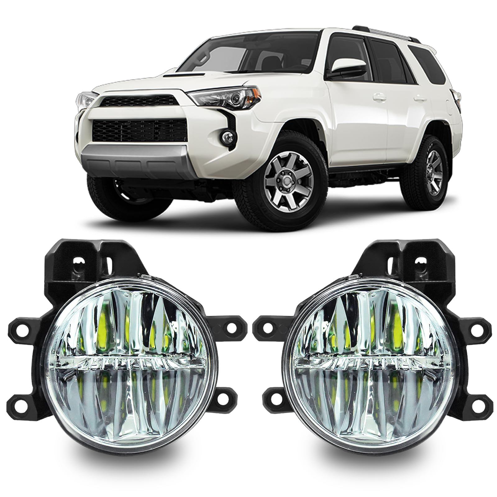 Photo 1 of OKSIWA LED Led Fog Lights for 2014-2018 4Runner/Highlander/Kluger,2016-2018 RAV4,2016-2021 Tacoma, 2014-2021 Tundra 2014-2016 Corolla,Front Driving Fog Lamp Assembly