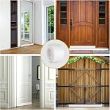EXTSUD Adhesive Door Bottom Weather Stripping 100x5cm White Silicone Draft view 5