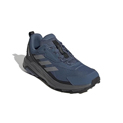 adidas Men's Terrex Anylander Hiking Sneaker, Wonder Steel/Grey/Black, 13