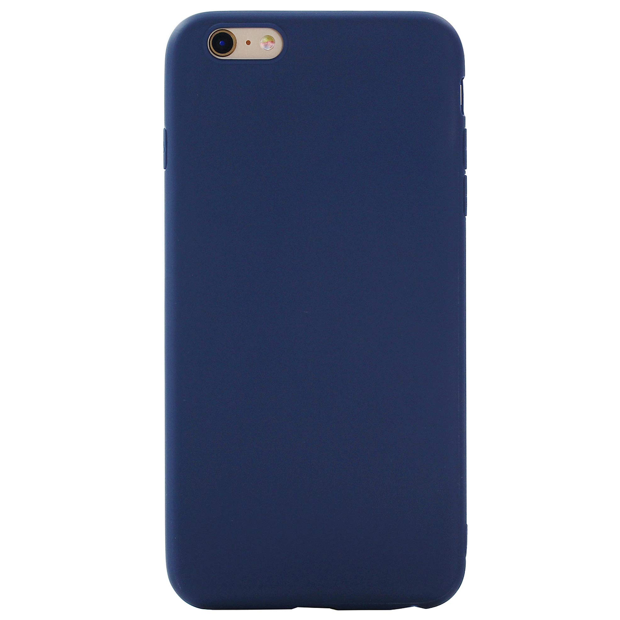 MOTIVE LIFE Matte TPU Case for iPhone 8 with Free Screen Protector, 360° Protective Covers for iPhone 8 Blue