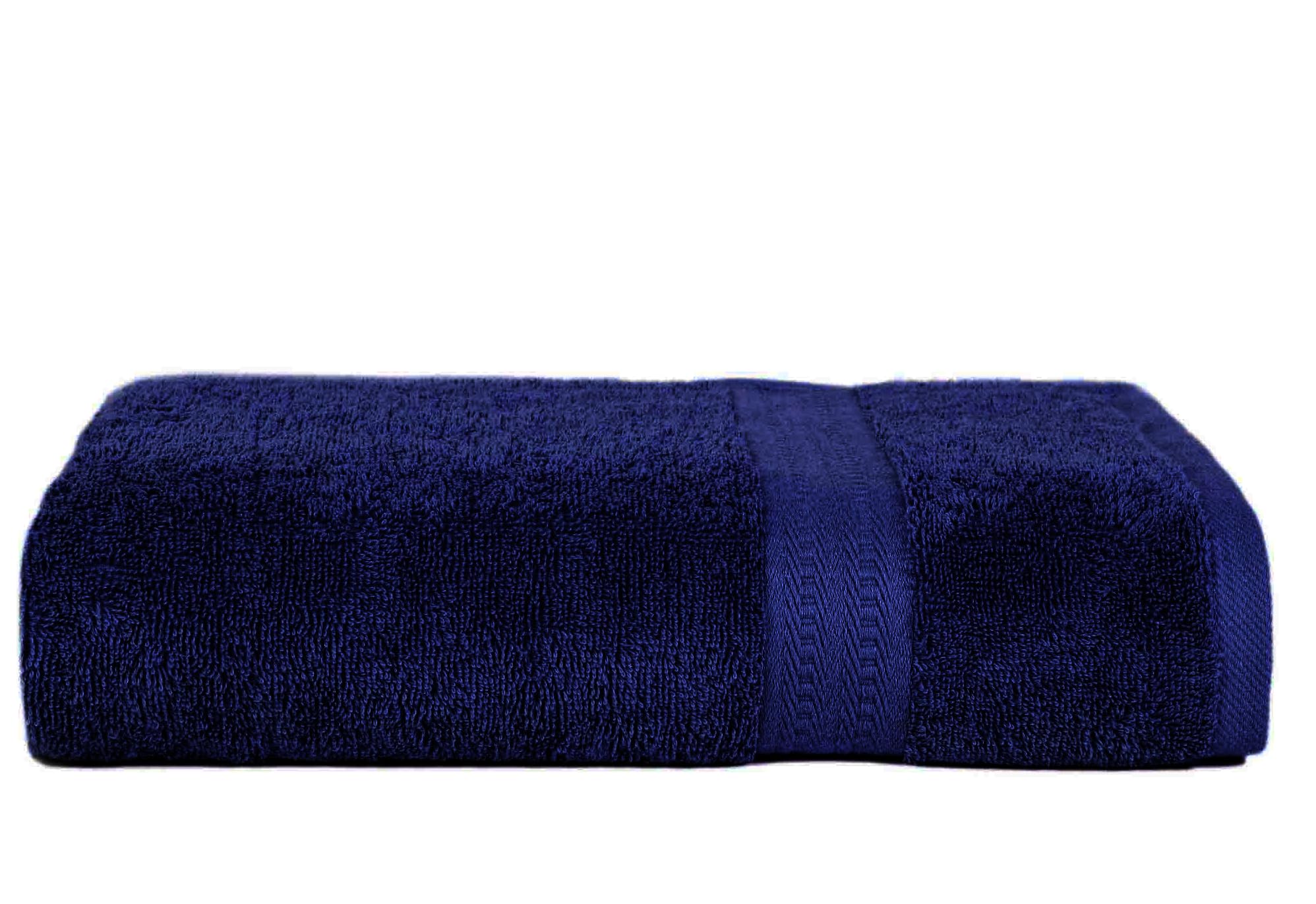 THE TEXTILE COMPANY Luxury Super Bath Sheets 100% Organic Egyptian Cotton Size 80x200 cm- Extra Large Quick Absorbent Bathroom Jumbo Towels 600 GSM Pack of 1 (BLUE)
