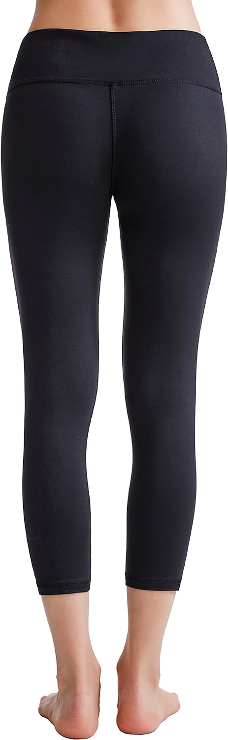 Oalka Women's Yoga Capris Running Pants Workout Leggings: Clothing