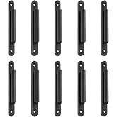 DuraSteel Wall Queue Barrier Receiver Clip - DuraSteel Additional Retractable Belt Barrier Clips - Wall Mounted Type - 10 Pcs/Pack