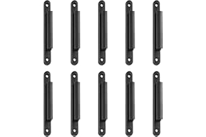 DuraSteel Wall Queue Barrier Receiver Clip - DuraSteel Additional Retractable Belt Barrier Clips - Wall Mounted Type - 10 Pcs/Pack