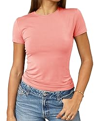 Abardsion Women's Casual Basic Going Out Crop Tops