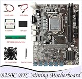 Tsadeer B250C BTC Mining Motherboard Kit LGA1151 DDR4 8GB RAM G3930 CPU SSD view 4