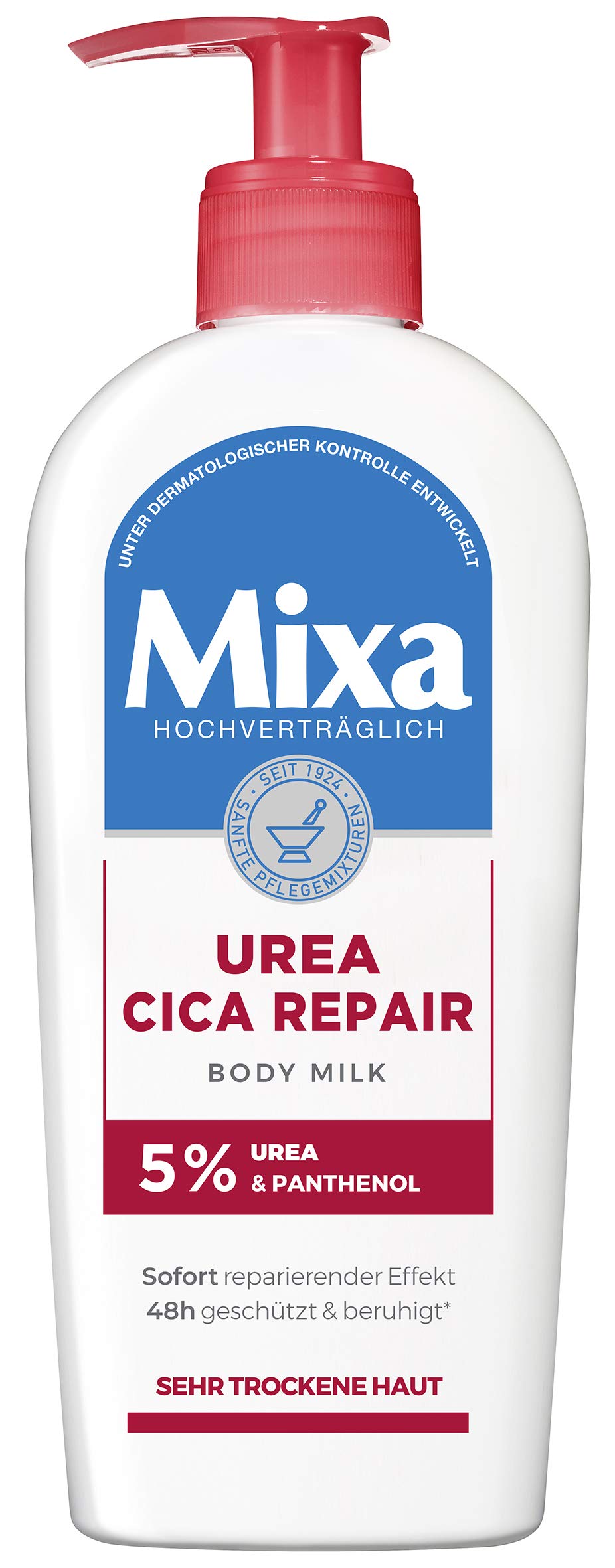 Mixa Urea Cica Body Milk Soothing and Protective Body Milk with Urea and Panthenol for Very Dry Skin Highly Compatible 250 g