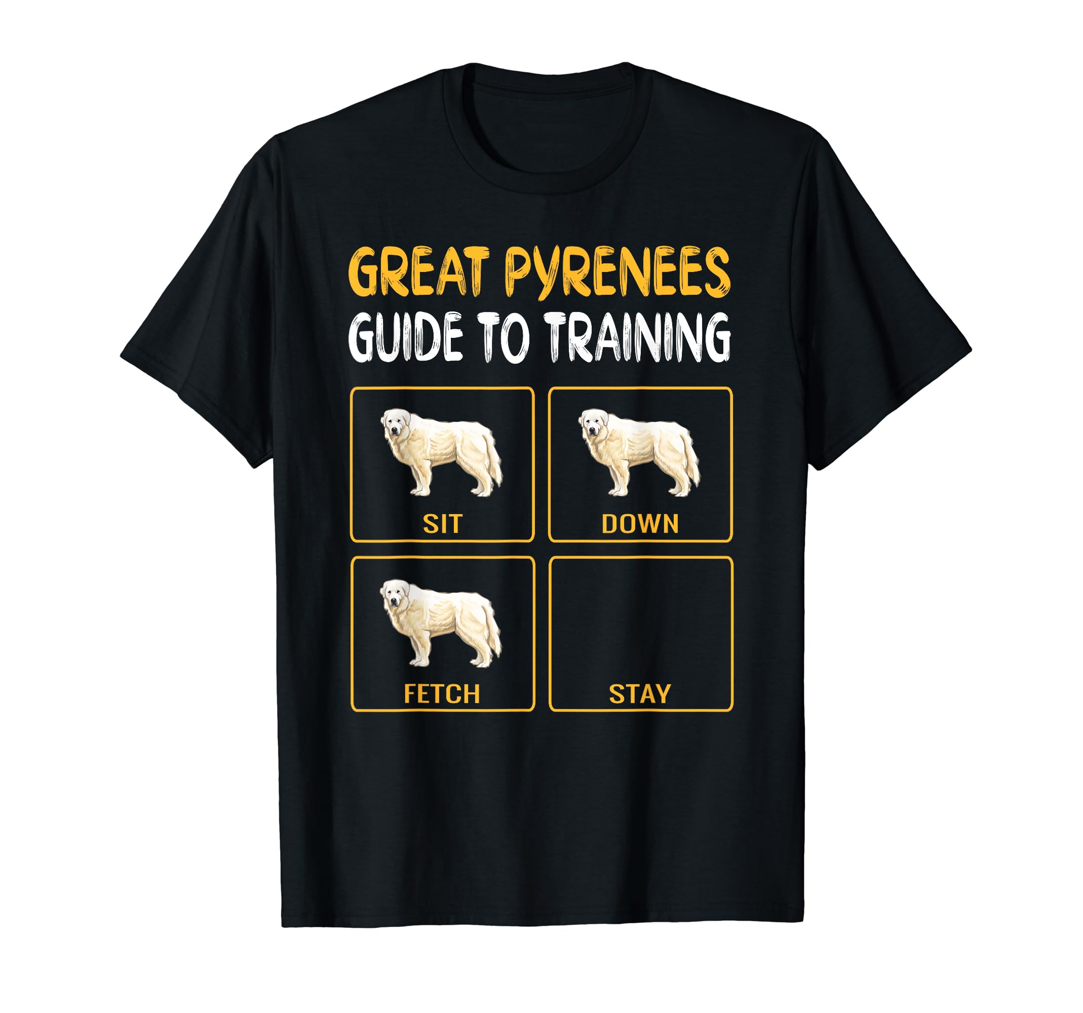 Great Pyrenee Guide To Training Dog Obedience T-Shirt