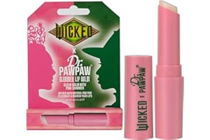 Dr. PawPaw Wicked Glimmer Lip Balm – Moisturizing, Pink Shimmer Tinted Lip Balm for Women – Vegan, Nourishing, Hydrating – 0.1 oz