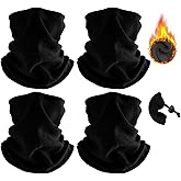 Finvizo Winter Neck Warmer Ski Face Mask: Neck Gaiter Mask Face Cover Balaclava Scarf