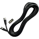 Chaowei Coaxial TV Antenna Extension Cable with Coaxial Coupler to Extend Your Indoor Antenna-15 feet