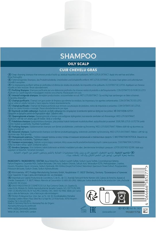 INVIGO BALANCE PURE Champô Purificador para Couro Cabeludo Sensível, 1L