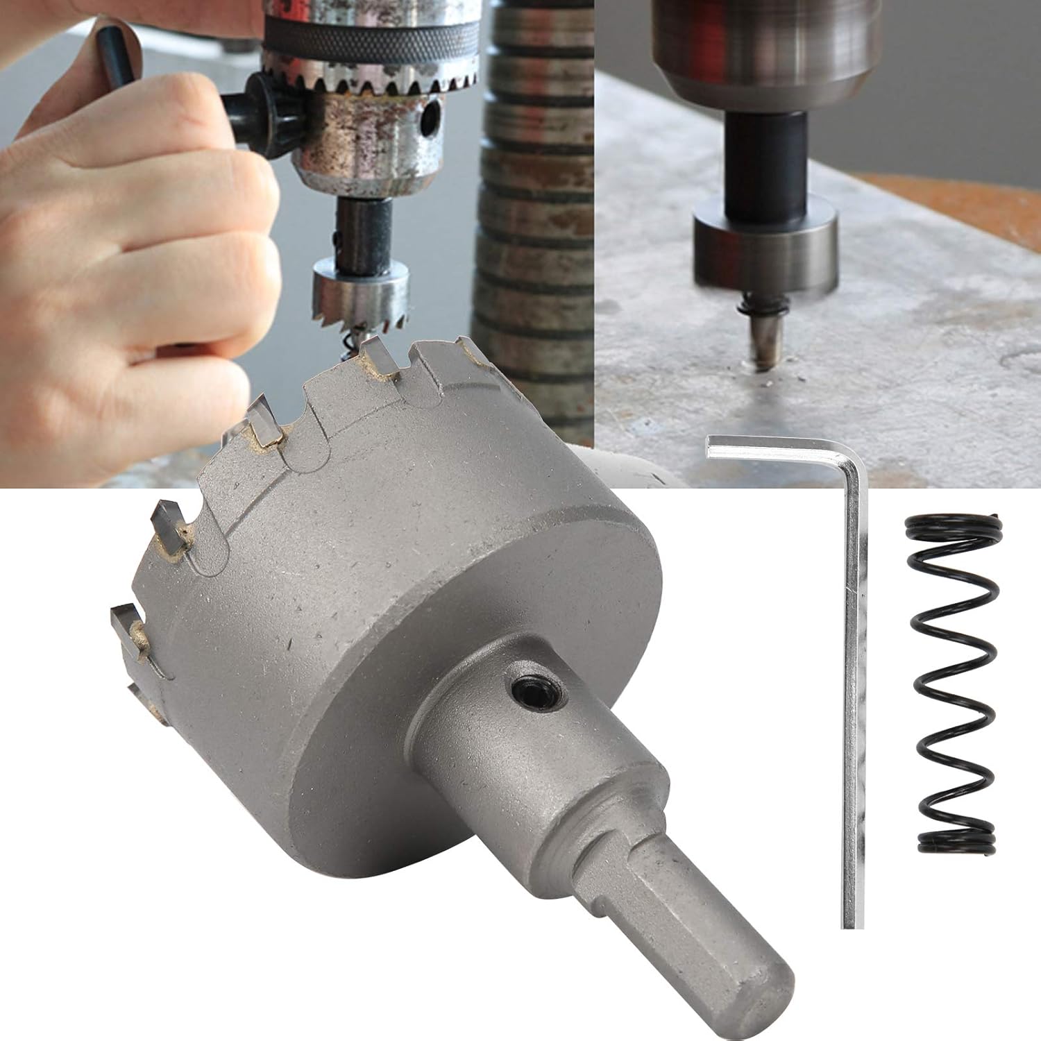 Hole Saw, 0.12in Circle Hole Cutter Set Multipurpose Heavy Duty for