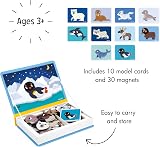 Janod Magnéti'Book Arctic Animals 30 Magnets 10 Model Cards 3+ FSC view 2