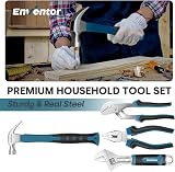 Enventor 108PCS Home Tool Kit Set with Storage Toolbox Blue view 3
