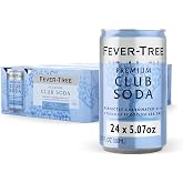 Fever-Tree Club Soda Mixer, Scottish Sea Salt, 24 Pack, 5.1 Fl Oz Cans | Zero-calorie; naturally sourced, non-GMO. Fine, crisp bubbles with a subtle aroma bring out natural flavors in your mix