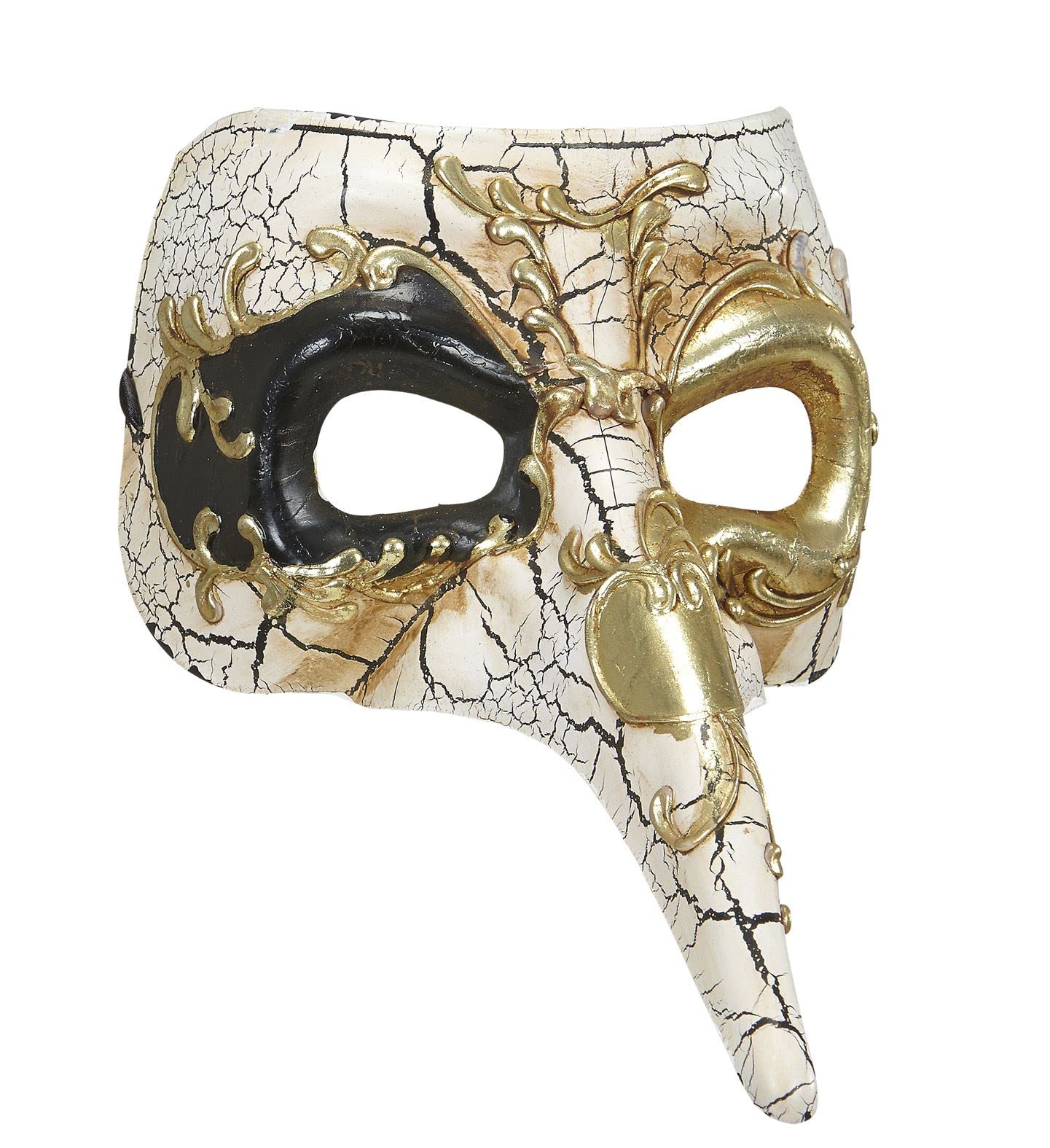 Widmann 1653 ? Venetian Mask with Nose lungolusso, Assorted Colours, One Size