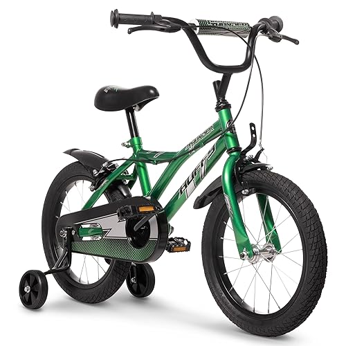 Huffy Pro Thunder 16-inch Kid's Bike, aged 4-6 years, Green