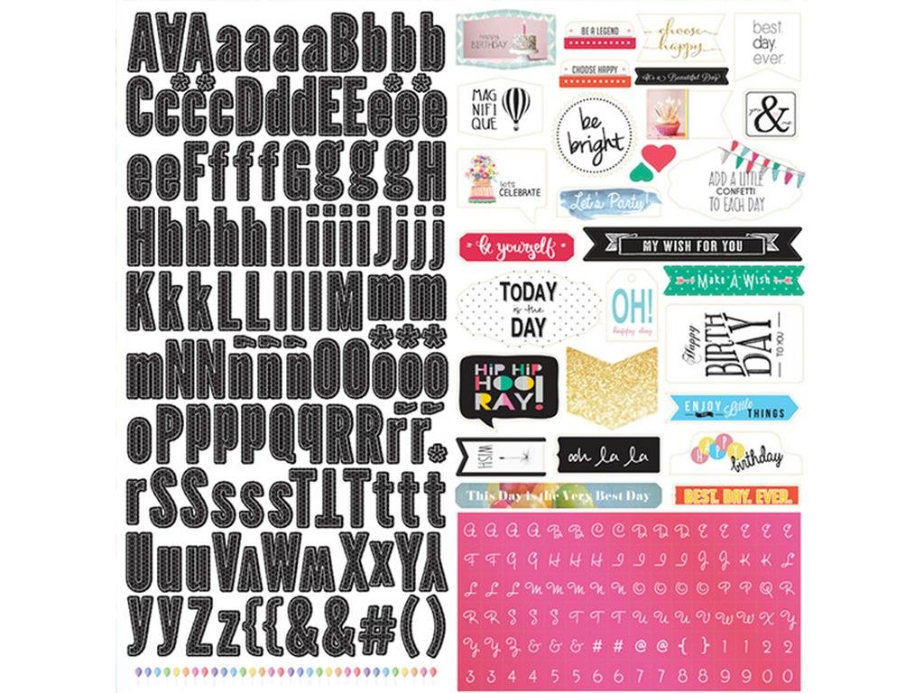 Webster's PagesMake A Wish Stickers 12-inch x 12-inch