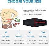 Paskyee Lower Back Support Belt with 6 Stays Adjustable Lumbar Brace view 5