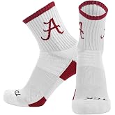 TCK NCAA College Quarter Socks for Men and Women, Soft Cushioned, USA Made | College Fan Apparel with Soft Cushioned Comfort for Game Day and Everyday Wear