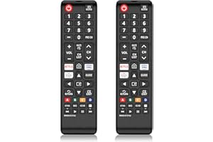 2 Pack for Universal Samsung TV Remote, BN59-01315J Replacement Remote for All Samsung LED LCD HDTV 3D Smart TVs