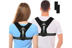 MYSEXY Posture Corrector Upper Back Brace Neck Shoulder Back Support Brace Pain Relief Belt For Women Men Braces Spine Straightener Breathable & Adjustable