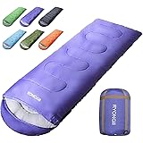 RYONGII Sleeping Bags 32℉ for Adults Teens - 4 Seasons Portable CompressionLightweight Waterproof Youth for Indoor & Outdoor,