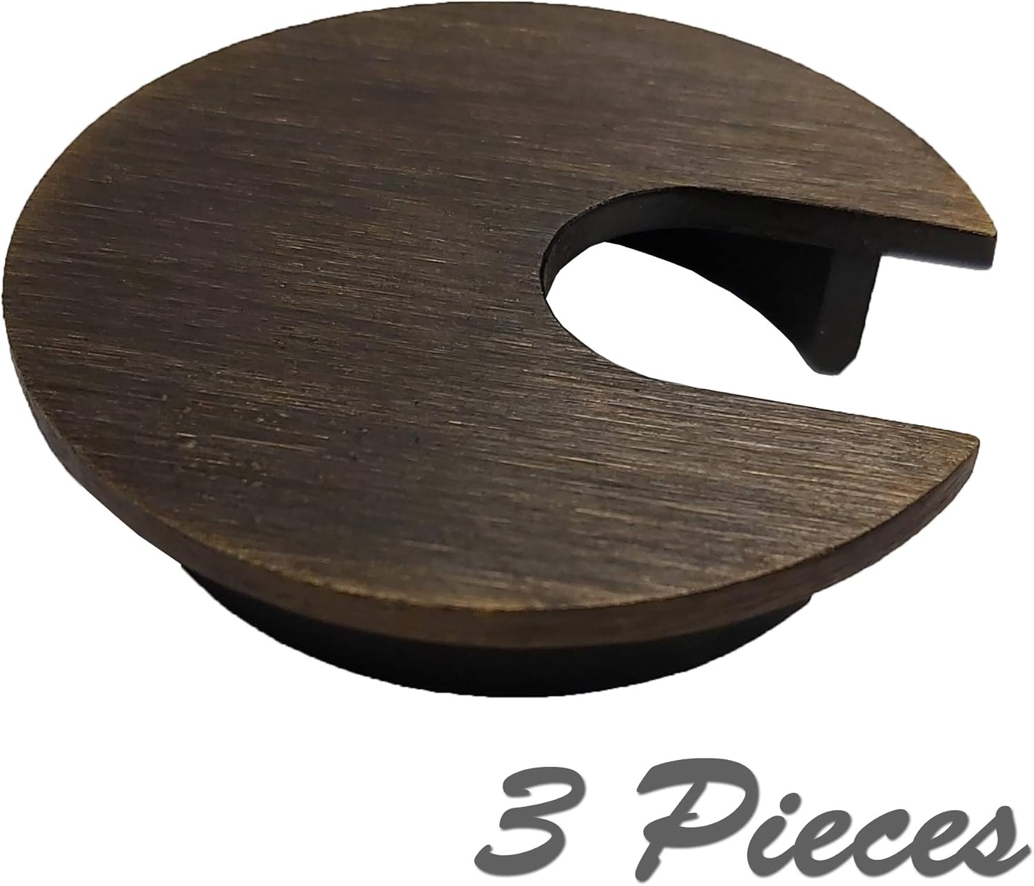 2" Metal Desk Grommet Color Brushed Bronze 3 Pieces