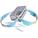 Slick Collar Adjustable Shirt Collar Support Bonus 3 Piece Set with Collar Stays for Men and Women with Women's Slick…