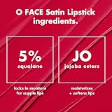 e.l.f. O Face Satin Lipstick Richly Pigmented Nourishing Vegan Cruelty-Free view 7