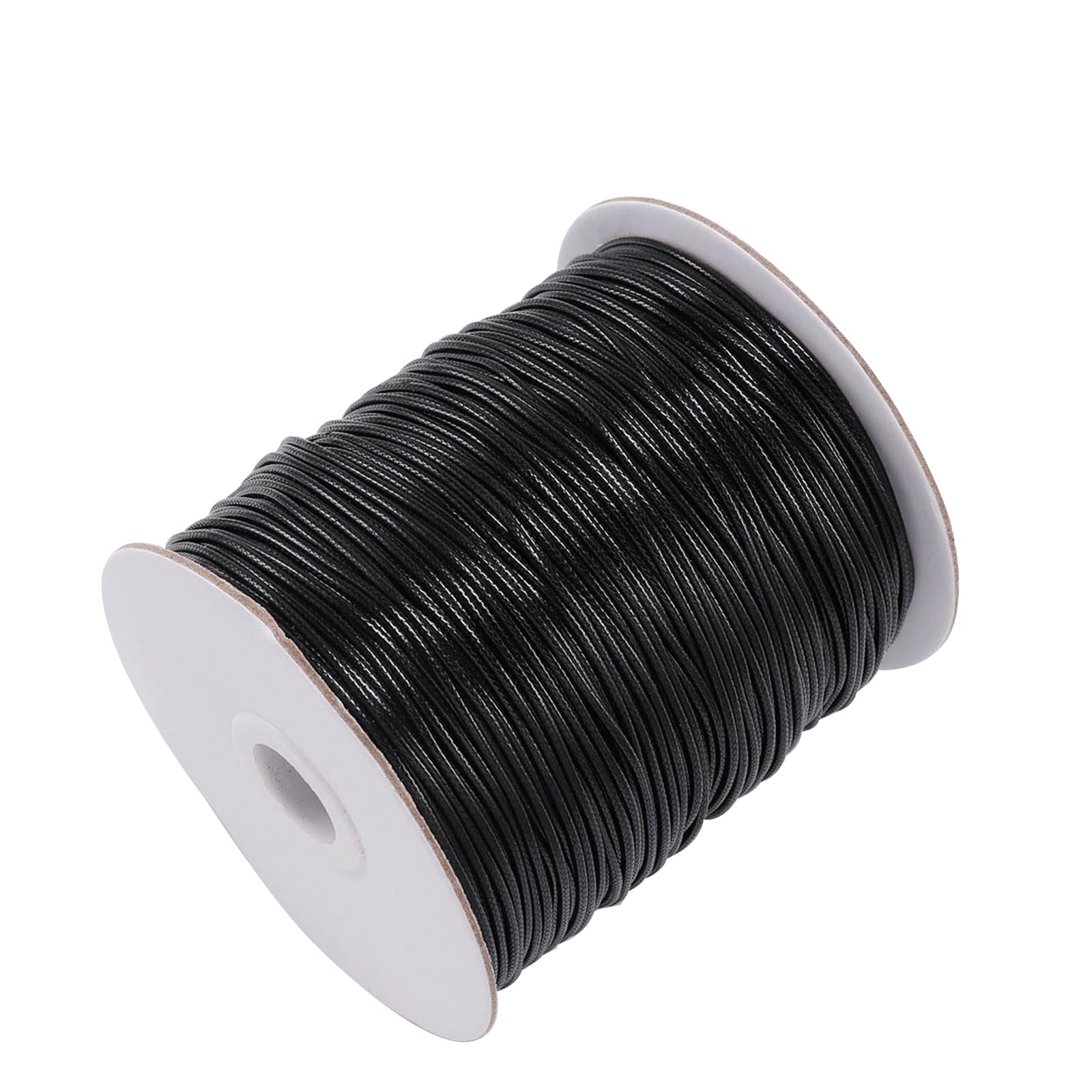 10 m Waxed Cords, Beading Cords Threads Rope String for Necklace Bracelet Jewellery Making DIY, 1.5 mm, Black