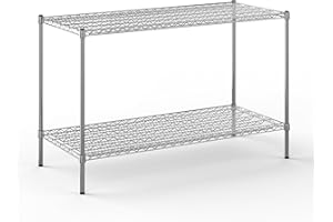 Regal Altair 24" Deep x 54" Wide x 34" Height Wire Shelving Kit | 2-Tier | NSF Commercial Storage Rack Unit