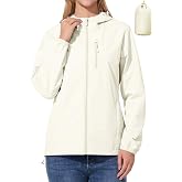 UIQUR Womens Cycling Jacket Waterproof Rain Jacket | Lightweight Packable Windbreaker For Hiking, Cycling, Running, Fishing ,Golf,Rainy-day work