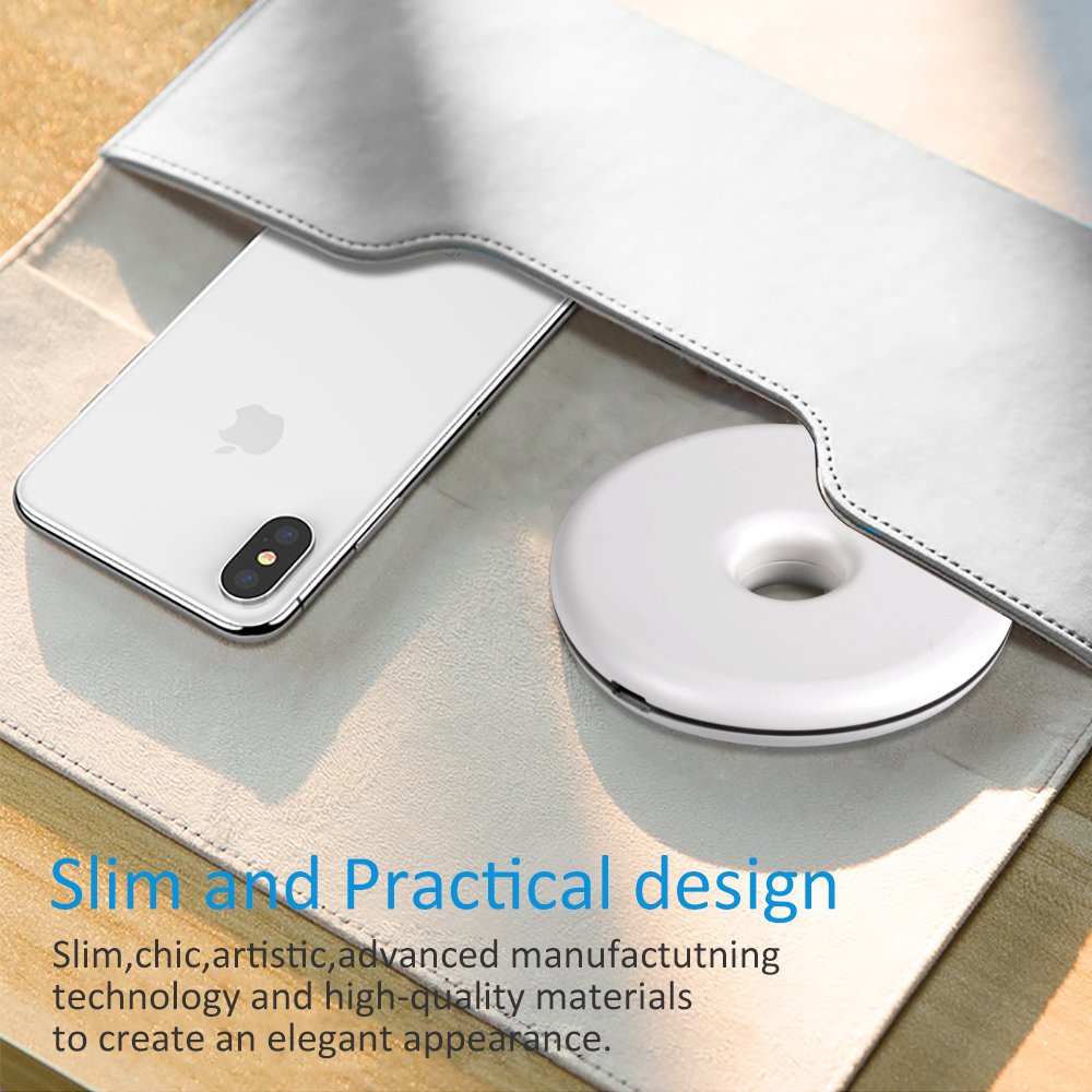 Wireless Charger, Christmas, Wozzako Charging Pad Compatible with iPhone Xs Max/XS/XR/X/8/8 Plus, Samsung Galaxy S9/S9+/S8/S8+/S7/S7 Edge More